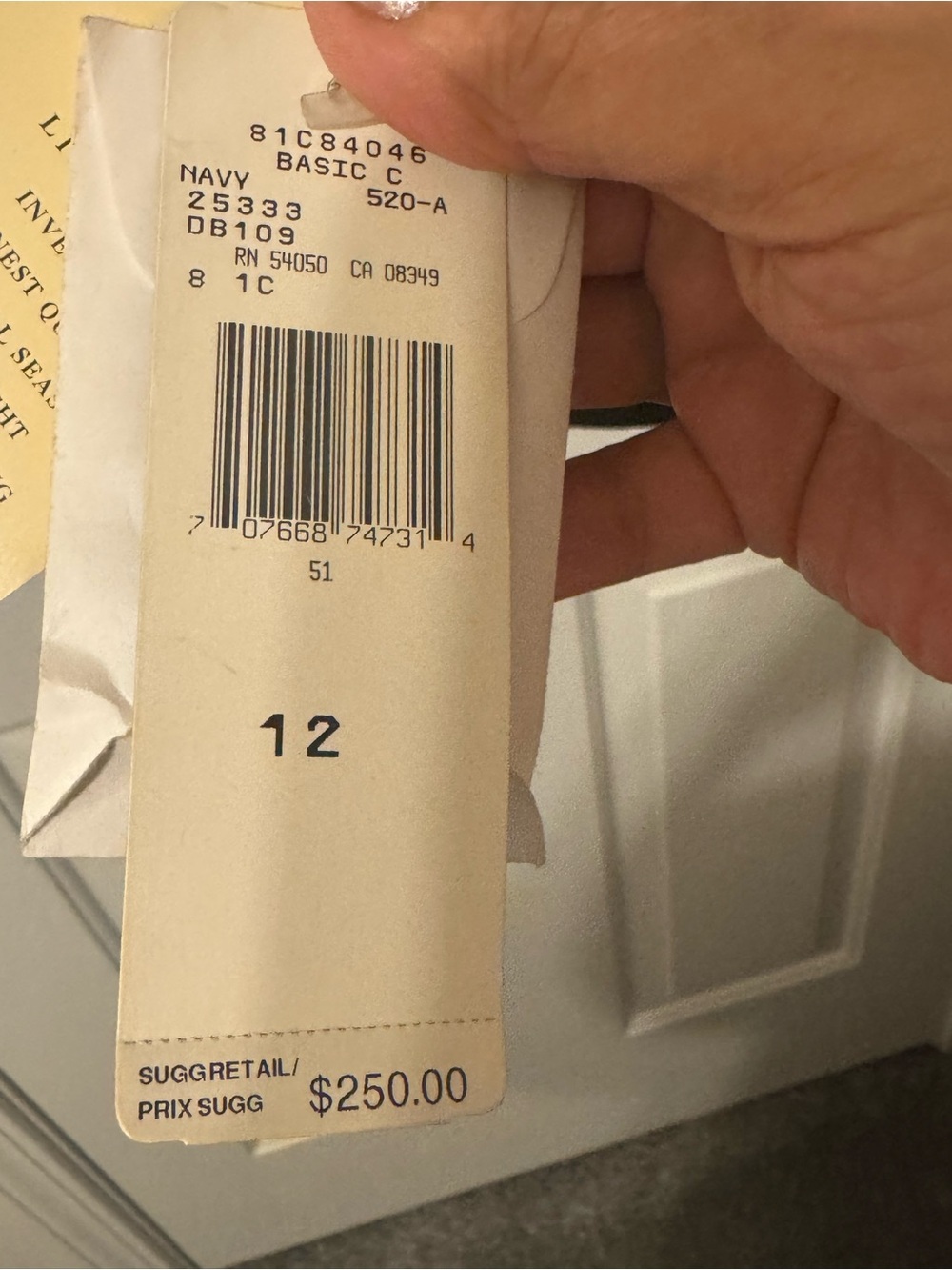 Ralph Lauren Navy Double-Breasted Blazer with Gold Crest Patch - Picture 11 of 11